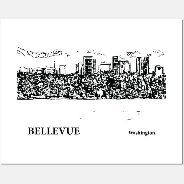 Bellevue - Washington Wall Art by Lakeric